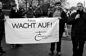 Demo gegen Nazis.Foto: mr